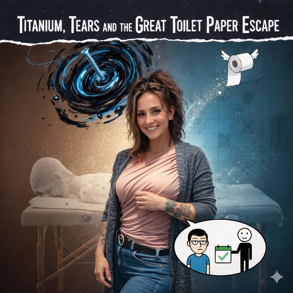 Titanium, Tears, and the Great Toilet Paper Escape