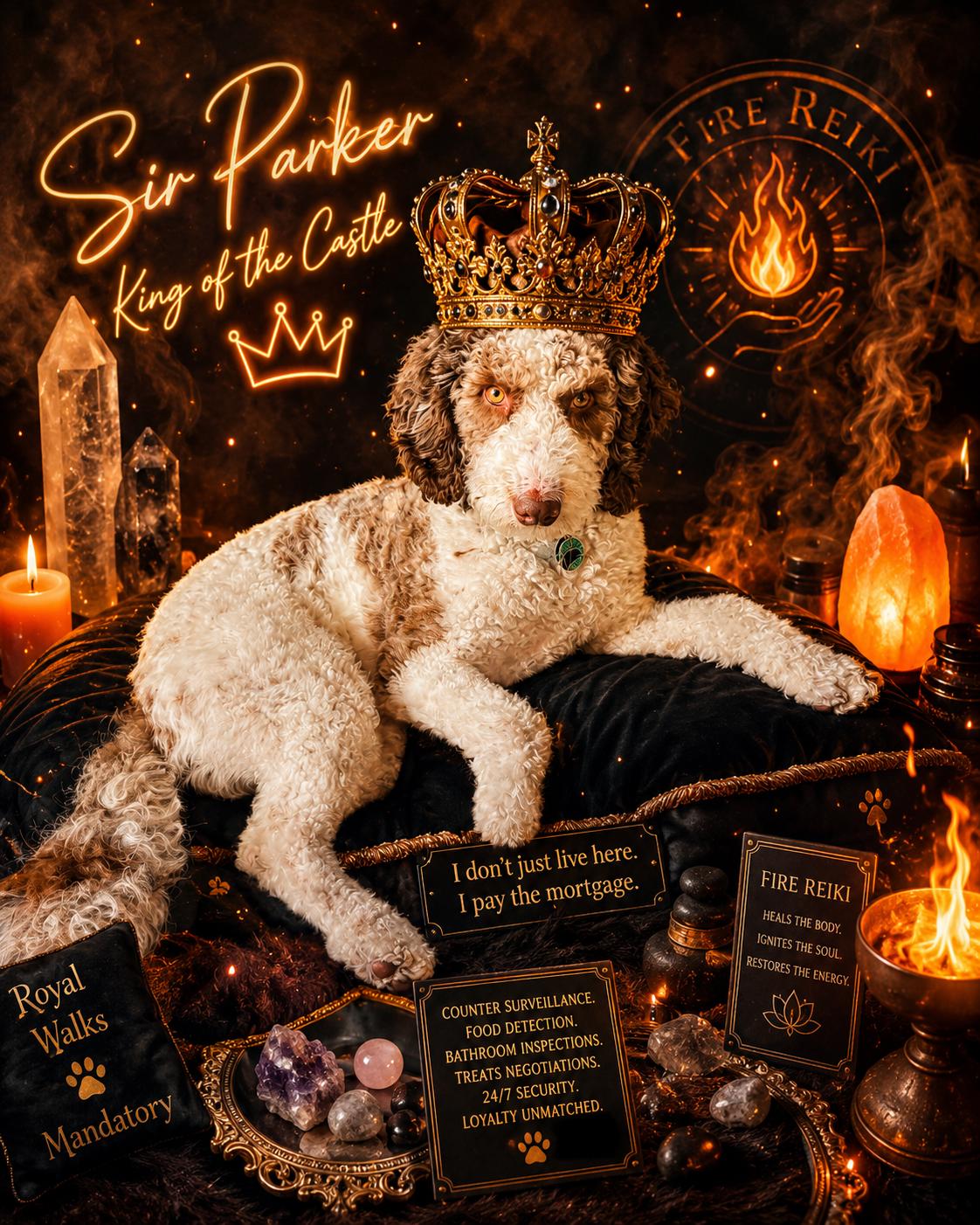 Fire Reiki, Victoria’s Secret & Sir Parker’s Emotional Support Crisis